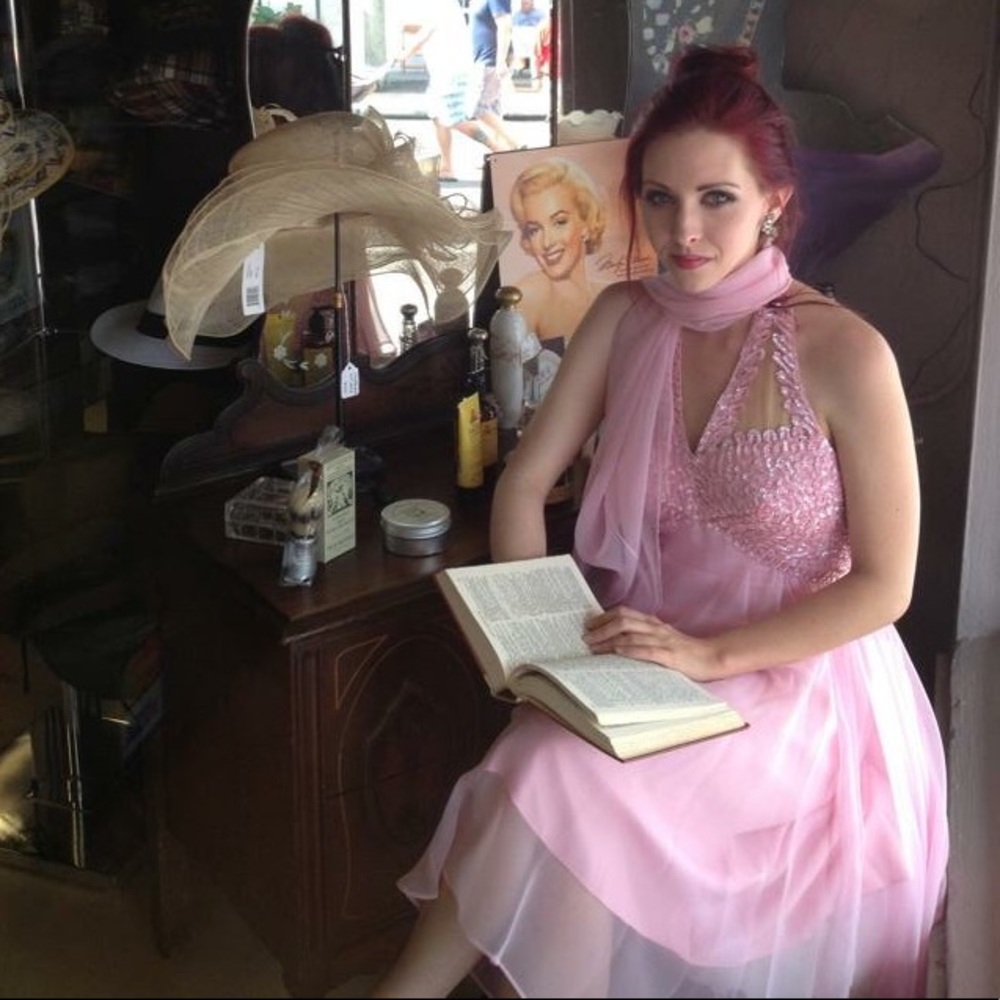 Vintage 1960’s Mike Benet Formals Pink Par…